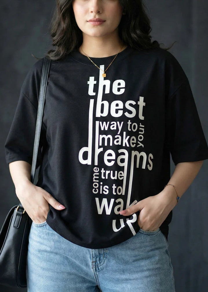 PRINTED LONG T SHIRT
