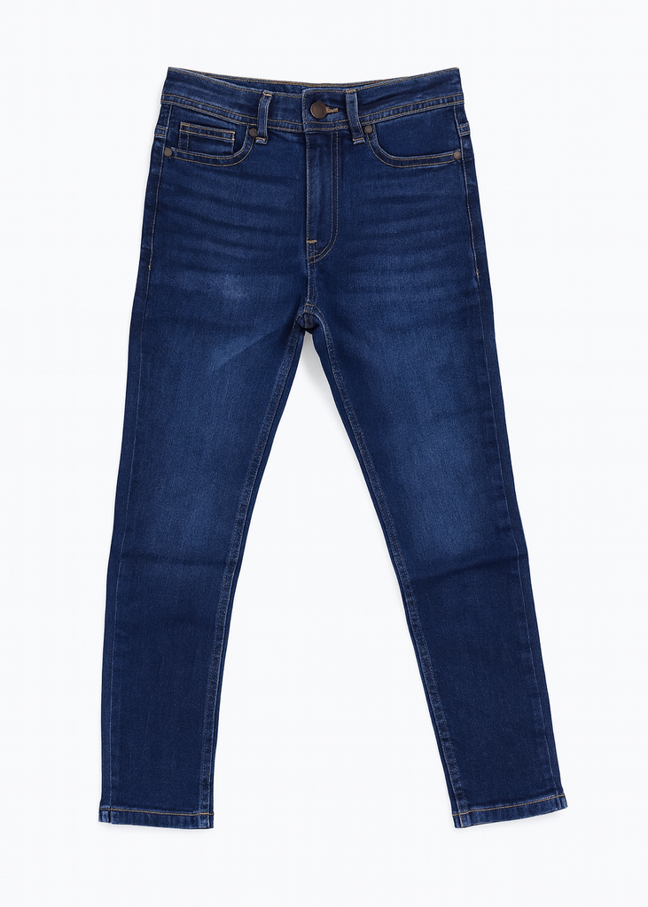 Boys/Girls Classic Dark Blue Skinny Jeans