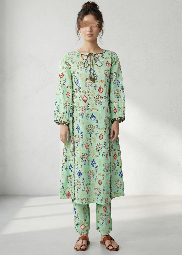 -2 PIECE SUIT-( Pure Lawn)