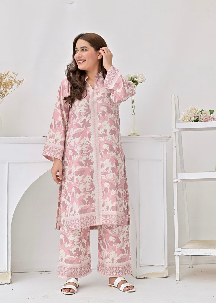 wiss Fabric 2-Piece Suit – Blush Pink Serenity