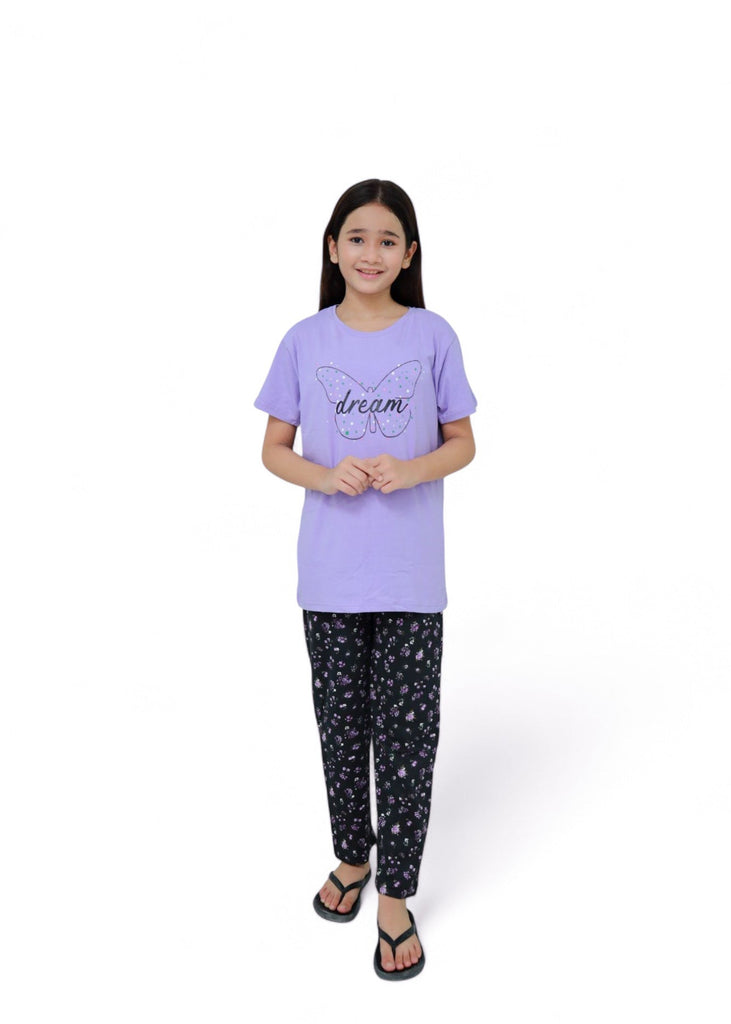 Girl Dream Purple Night Suit