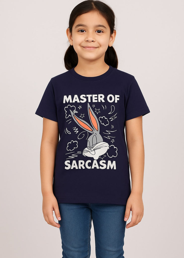 Navy Blue T-Shirt for Girls