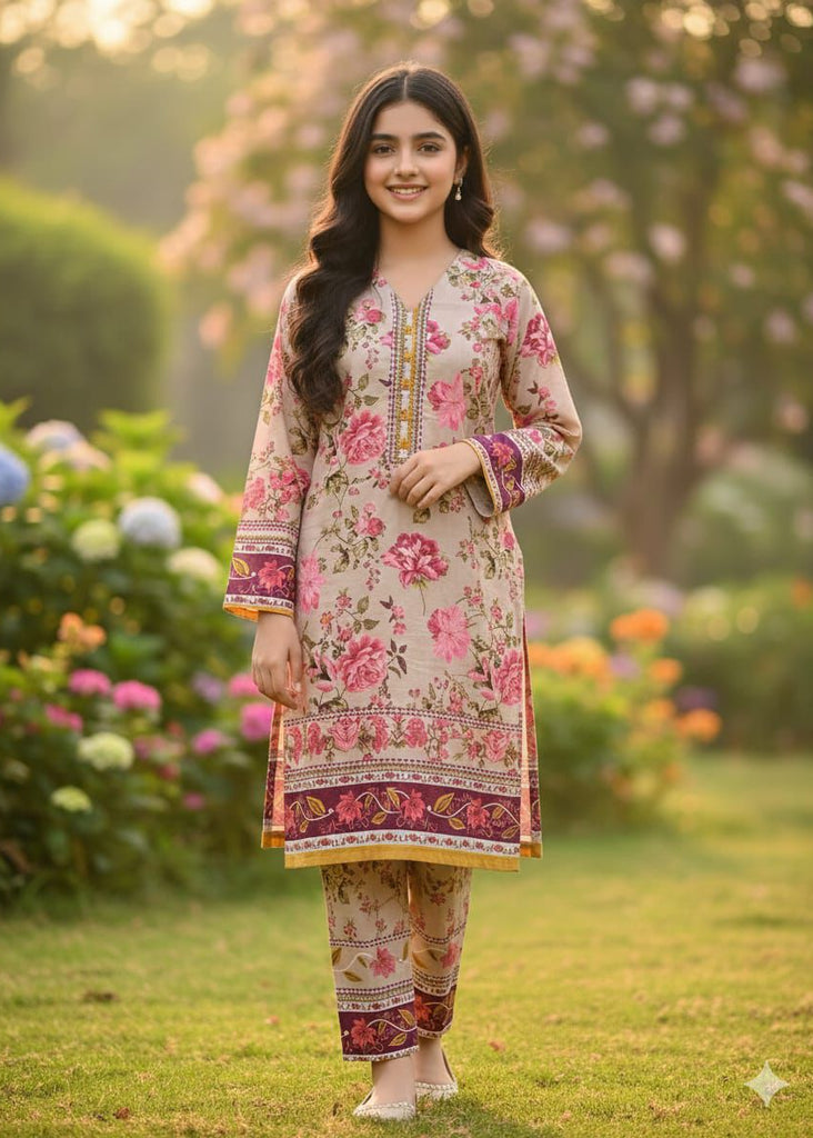 Flower Vibes  Co-ord ( Kids Edition)
