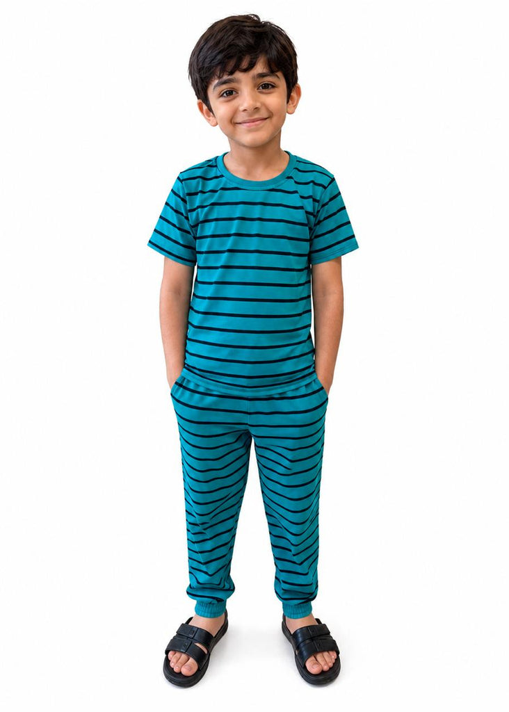 Blue lining Pj set for boys
