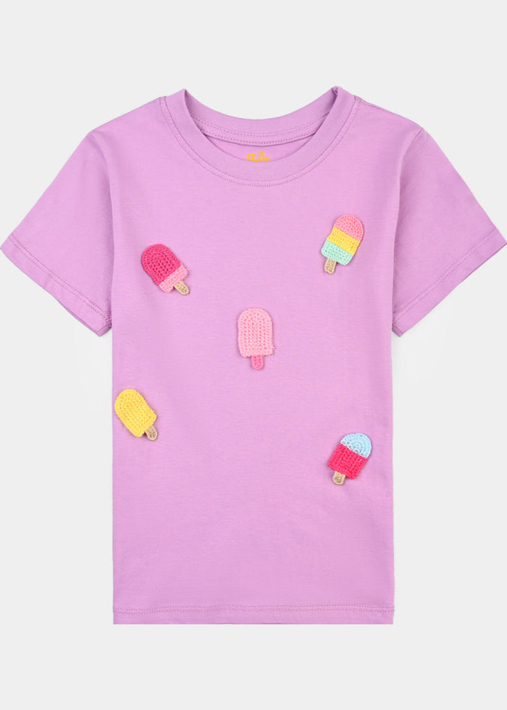 Girls Cotton Jersey T-Shirt H/S Ice Cream